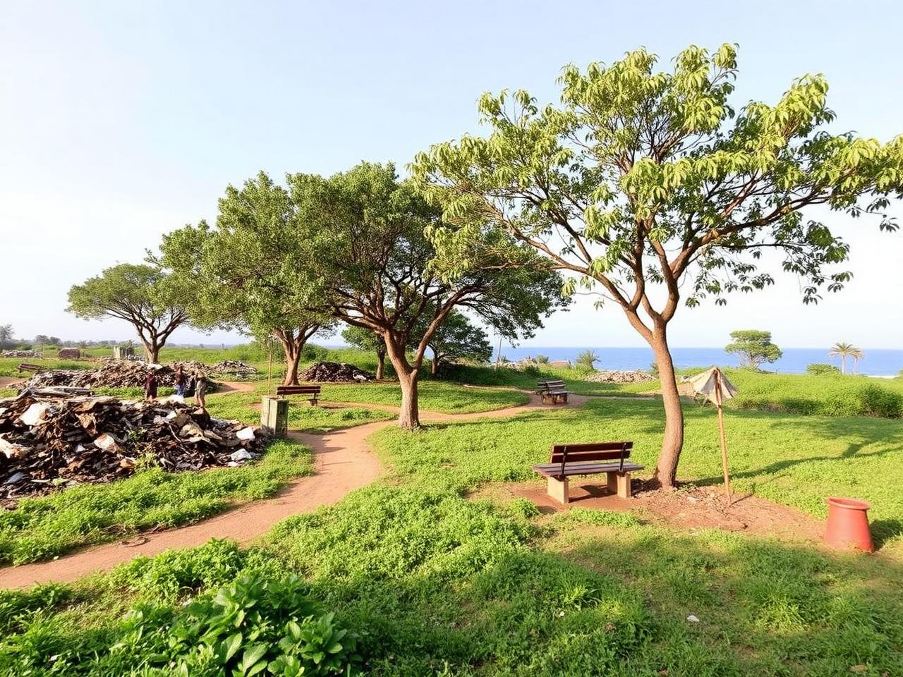 Kibarani: from dumpsite to park